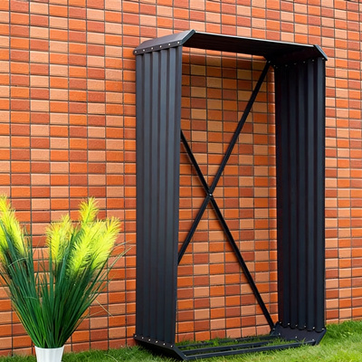 Wholesale Rectangle Grey Firewood Storage
