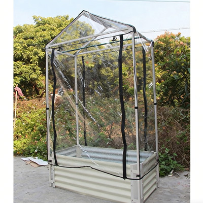 120 x 60 x 220cm Garden Grow Bed With Cover