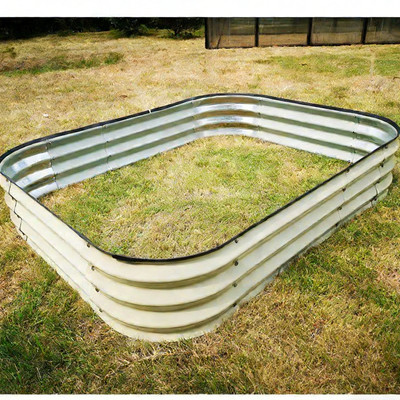 120 x 150CM Fast Assembly Creme Raised Garden Beds