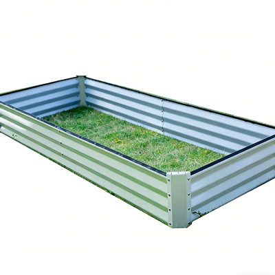 60X180 CM Wholesale Rectangular Vegetable Gardening Metal  Raised Garden Beds